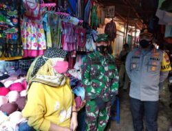Kapolres Bersama Dandim Pati Gelar Sidak PPKM di Pasar dan Swalayan