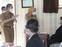 Bupati Haryanto Pantau Langsung Pelaksanaan Uji Coba Pembelajaran Tatap Muka