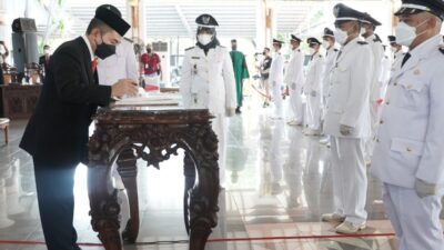 Pelantikan Kades Terpilih se – Kabupaten Pati Digelar Empat Sesi Dalam Dua Hari