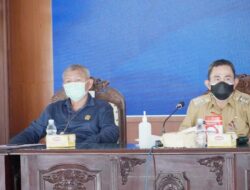 Ikuti Rakor Penanganan Covid-19, Dewan : Jangan Berkerumun!