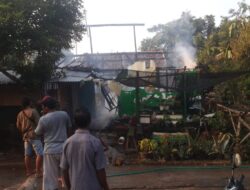 Meteran Listrik Korslet, Rumah Warga Randukuning Hangus Terbakar