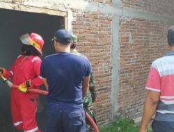 Kebakaran Gudang Kapuk di Desa Karaban, Kerugian Mencapai Rp 200 Juta Rupiah