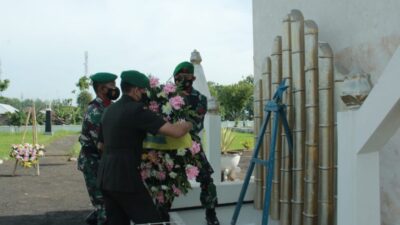 Sambut Hari Juang TNI AD, Kodim 0718/Pati Ziarah ke Taman Makam Pahlawan Giri Dharma