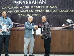 Dewan Pati Hadiri Penyerahan Hasil Pemeriksaan Laporan Keuangan Pemerintah Daerah Tahun 2023