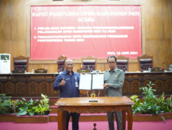 Paripurna Penandatanganan Nota Kesepakatan Perubahan Raperda dan Propemperda Tahun 2024