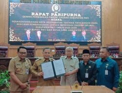 Paripurna Penandatanganan Nota Kesepakatan RPJMD Kabupaten Pati 2024-2029